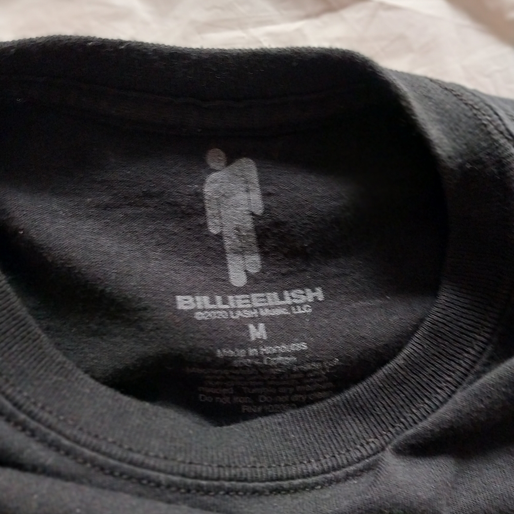 Billie Elish SS T-shirt Size Medium green/black - Picture 3 of 3